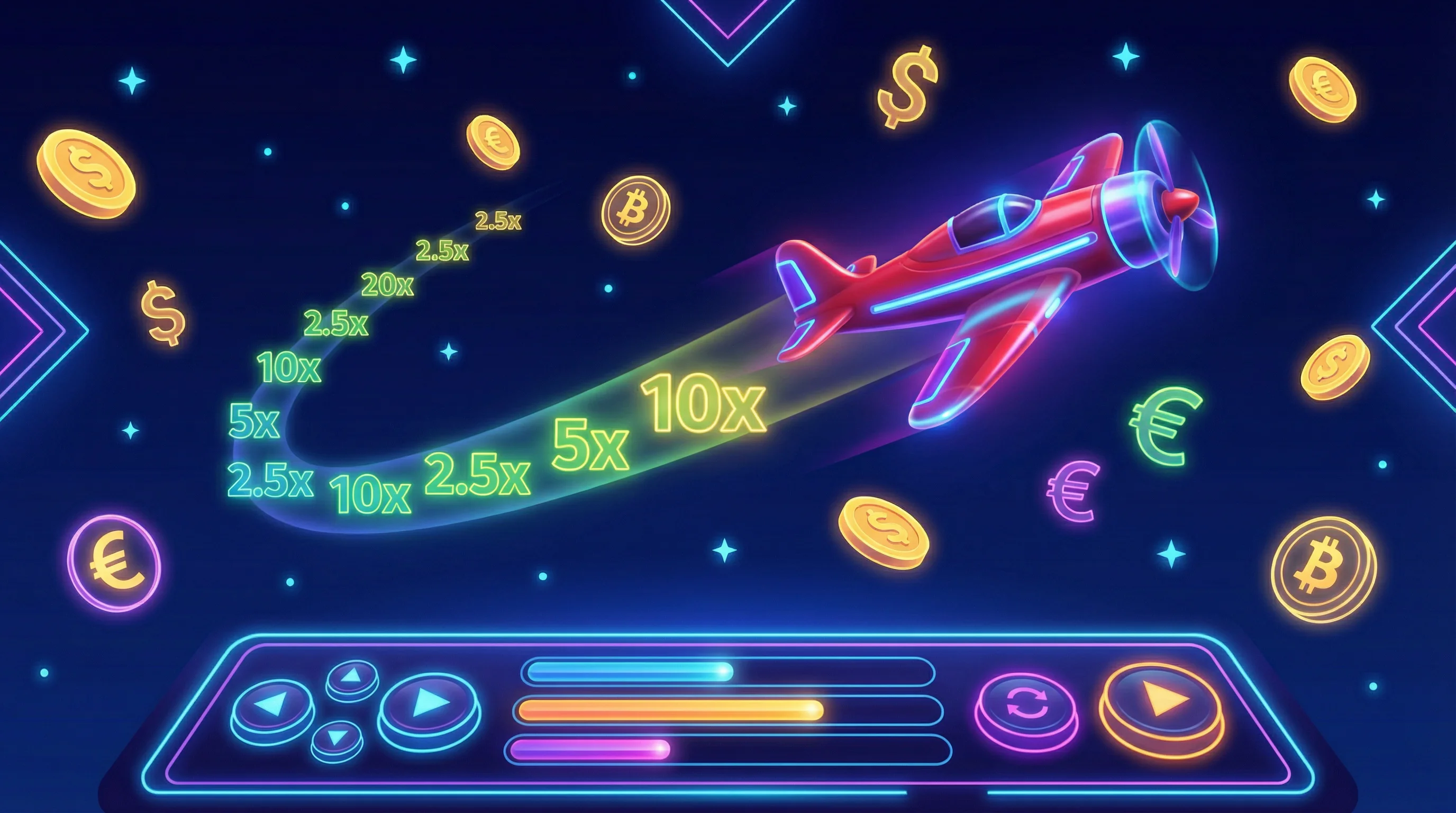 Juego Aviator con avión